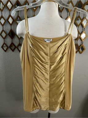 Caché Champagne Satin Cami Top